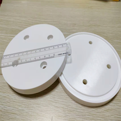 Kekasaran 0,005mm Piring Keramik Zirkonia Permukaan Halus Dengan Lubang