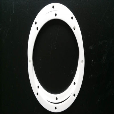 Ketahanan Aus 85HRA Alumina Ceramic Ring Mohs9