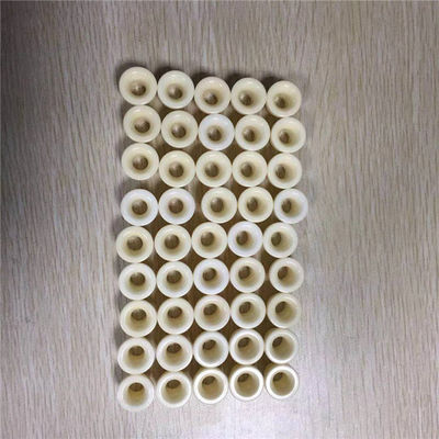 Kekerasan Tinggi Ketahanan Aus Tabung Keramik Alumina 3.9g / Cm3 Murni