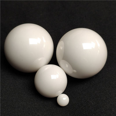 Bearing Valve 60mm Ceramic Valve Balls Murni Putih Presisi Tinggi